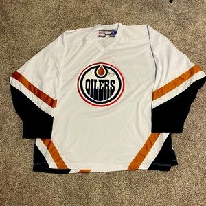Vintage Signed Edmonton Oilers CCM Hockey Jersey 2XL Men’s